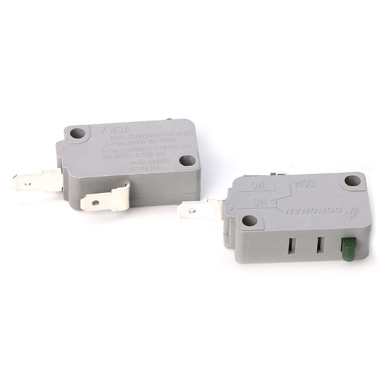 SPMH 2Pcs KW3A Microwave Oven Door Micro Switch 125V/250V 16A Normally Open Switch