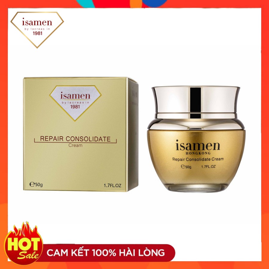 Kem phục hồi ISAMEN dưỡng da, phục hồi da da mỏng yếu, bổ sung collagen