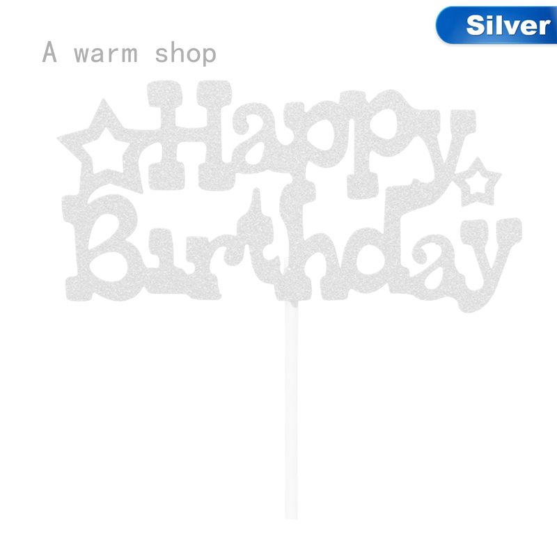 Que Cắm Trang Trí Bánh Sinh Nhật Chữ Happy Birthday