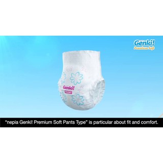 Bỉm dán Genki Nhật Size S 72 miếng ( 4-8kg )