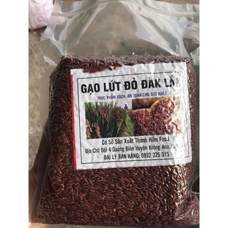 Gạo lứt đỏ, gạo lứt hữu cơ ( 1kg hút chân không ) dẻo, mềm cơm dành cho người ăn kiên, người bệnh tiểu đường
