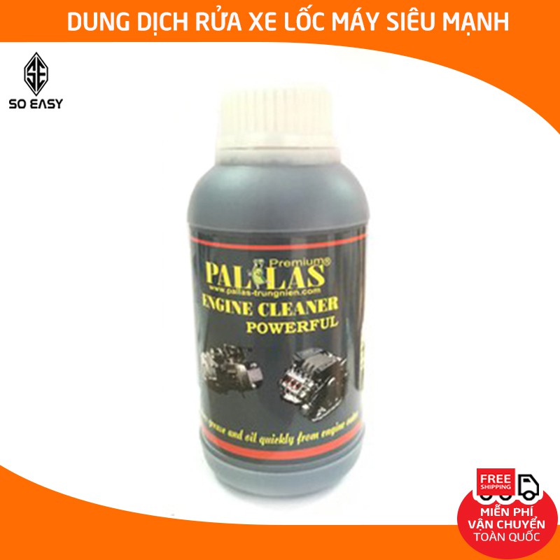 Dung dịch rửa lốc máy cực mạnh Pallas Engine Cleaner Powerful 500ml,nước tẩy rửa vệ sinh khoang máy,dầu nhớt-P-0501