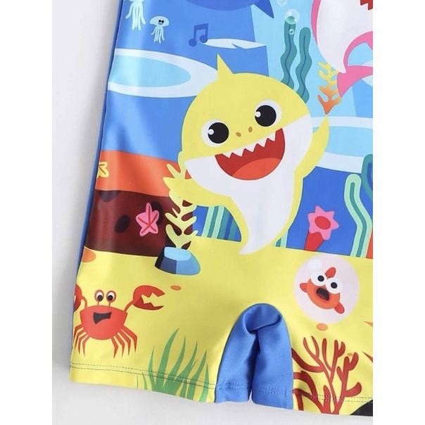 Đồ bơi liền thân baby shark cho bé