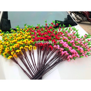 Hoa đào Hoa mai giả xịn siêu đẹp