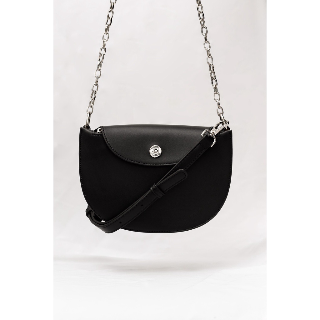 Túi xách Floralpunk Crescent Bag Black