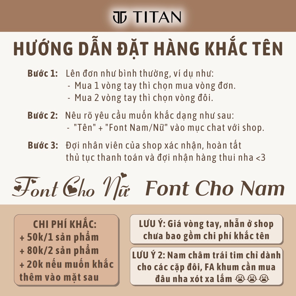 Vòng tay đôi nam nữ Khắc Tên theo yêu cầu, lắc tay vuông quà tặng tình yêu màu bạc 925 không gỉ couple unisex Titan