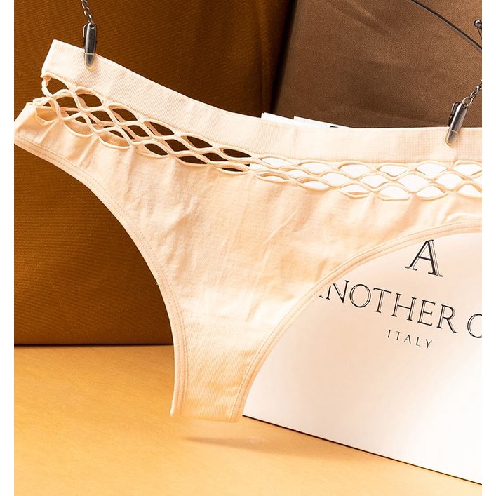 [Ảnh thật] Quần lót nữ cotton cao cấp mix lưới quyến rũ Ponnyhome Đặc Biệt M5