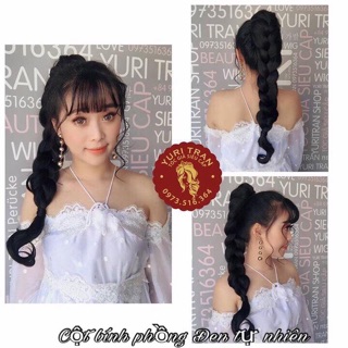 [ẢNH CÓ VIDEO] Tóc giả Yuritran (ĐUÔI BÍNH PHỒNG)