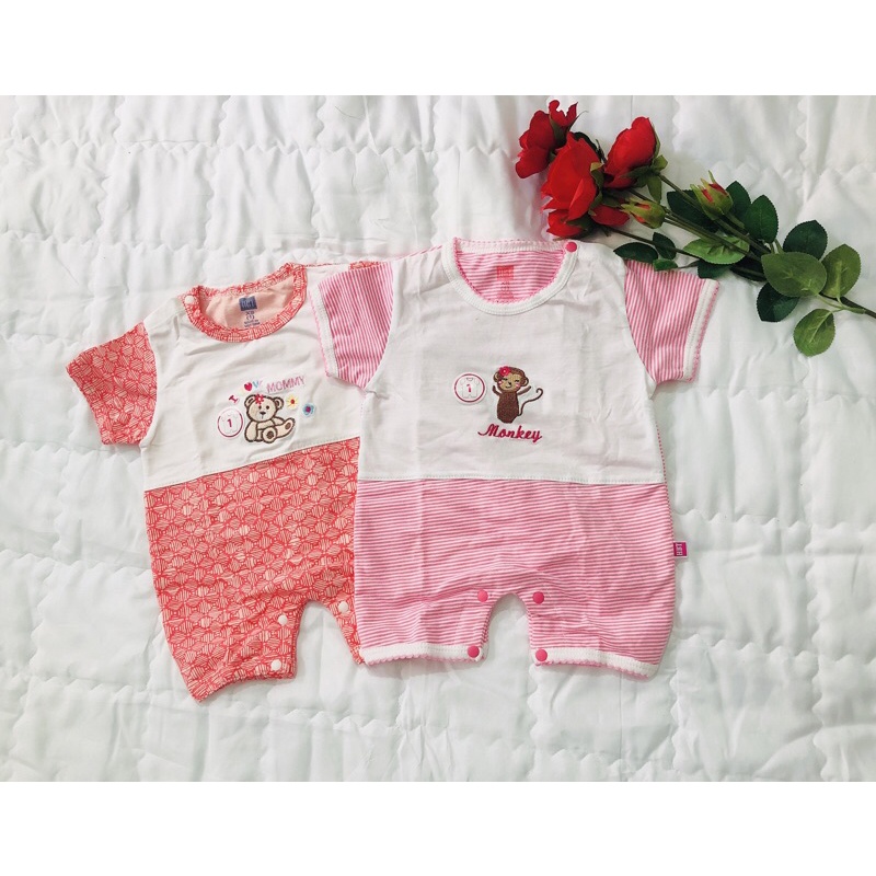 Body đùi cho bé gái sơ sinh thun cotton mềm (3-8kg)