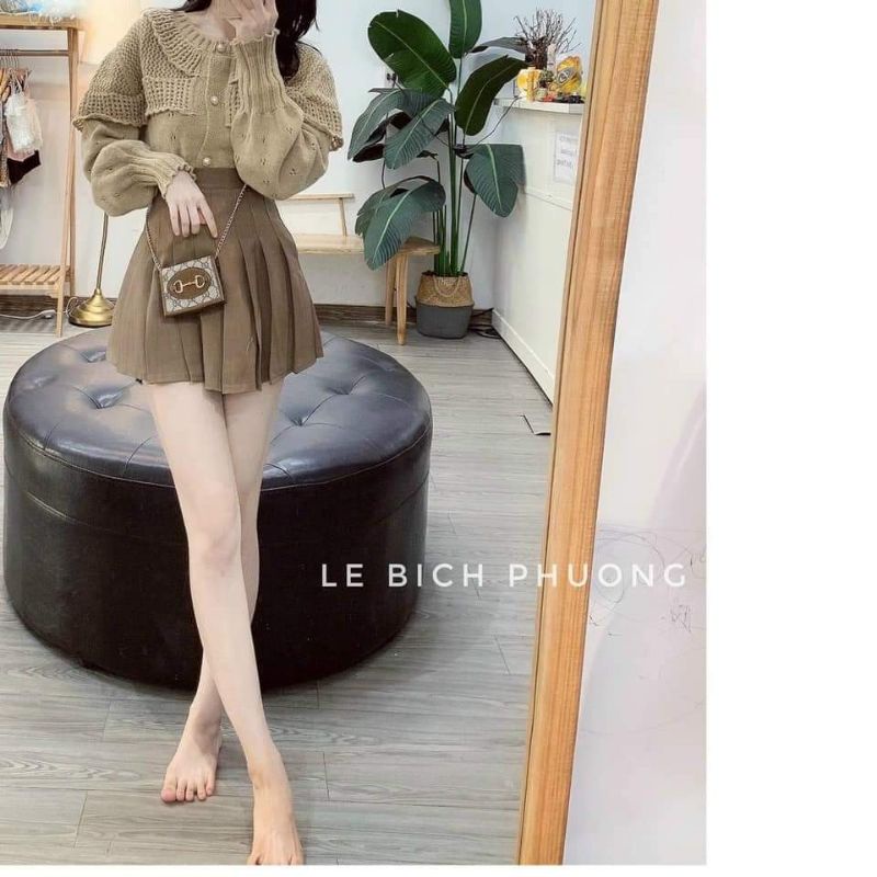 Chân váy tennis ngắn xếp ly dáng xòe thời trang nữ hàng cao cấp B110