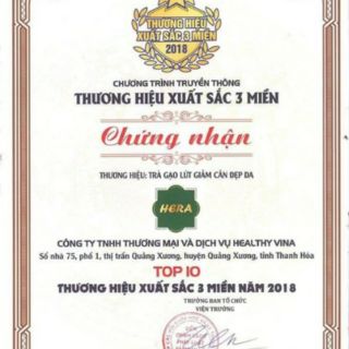 Trà Gạo Lứt Giảm Cân HERA TEA (14 gói)