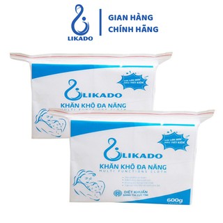Khăn khô năng cho mẹ và bé kích thước 15x20cm(600gr) (2 GÓI )(SP003042)