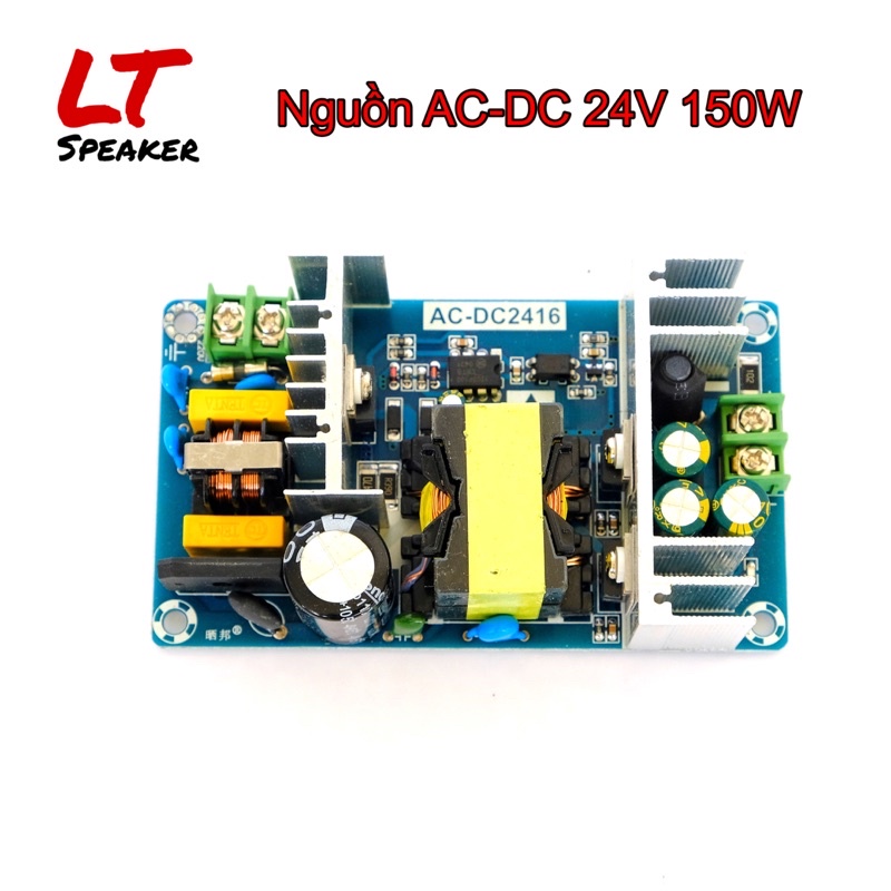 Nguồn AC - DC 220V - 24V 6A 150W không vỏ Hiệu suất cao loại tốt