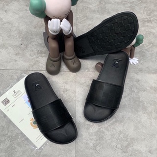 Dép quai ngang nam Lv quai dập vân chìm bản đẹp mới hot trend 2021