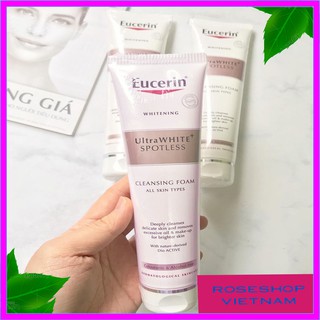 Sữa Rửa Mặt Eucerin Trắng Da UltraWhite+ Spotless Cleansing Foam (WHITE THERAPY Clinical Gentle) RSVN SP53