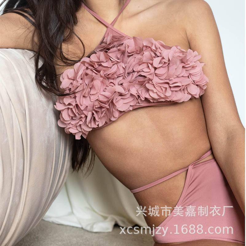 Bộ Bikini 2023 Họa Tiết Hoa Hồng Quyến Rũ Cho Nữ