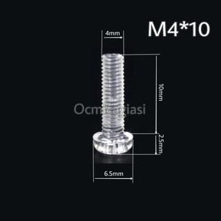 Combo 50 ốc mica M4*10 vặn vít trong suốt
