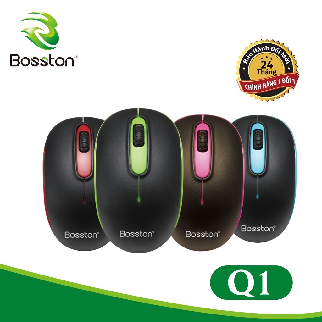 MOUSE KHÔNG DÂY BOSSTON Q1- Chính Hãng