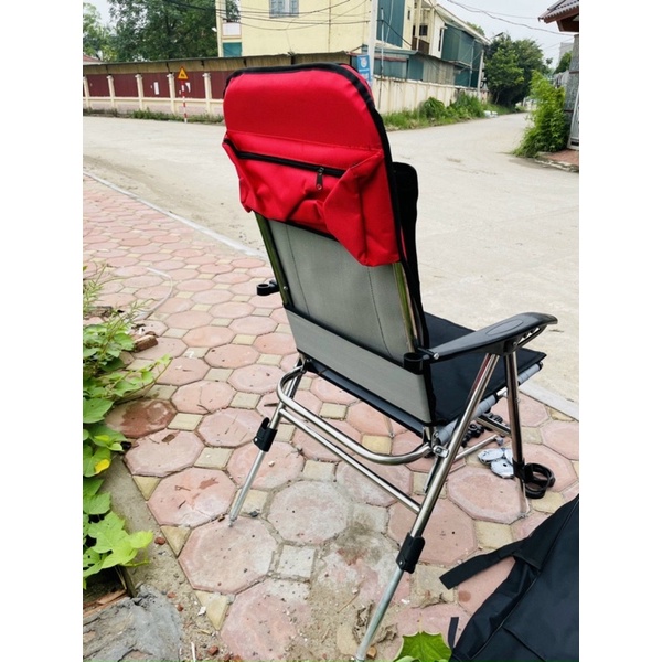 Ghế săn hàng chân Inox full phụ kiện