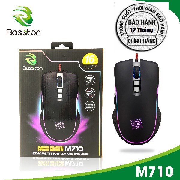 Chuột Chơi Game Bosston M710 LED