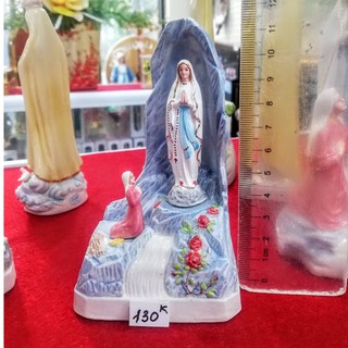 Tượng đá đức mẹ lộ đức 11cm