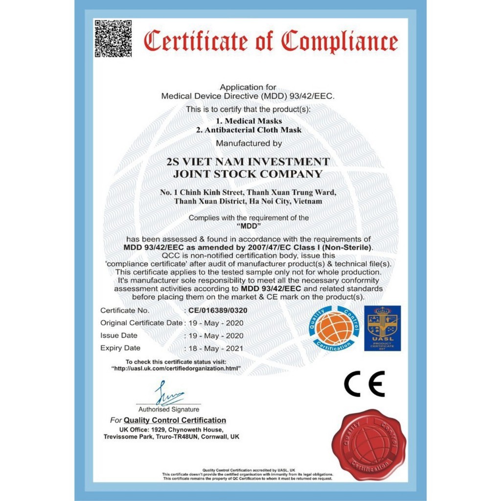 Khẩu Trang Y Tế 4 Lớp Kháng Khuẩn Cao Cấp Hộp 50, có LOGO, Tem Sản Xuất, Đạt Tiêu Chuẩn Y Tế, Chứng Nhận ISO13485 | BigBuy360 - bigbuy360.vn