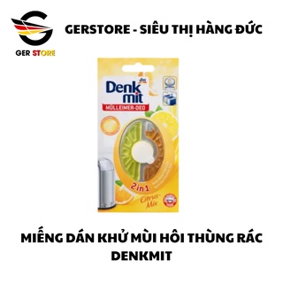 Miếng dán khử mùi hôi - tạo mùi thơm cho thùng rác Denkmit nội địa Đức