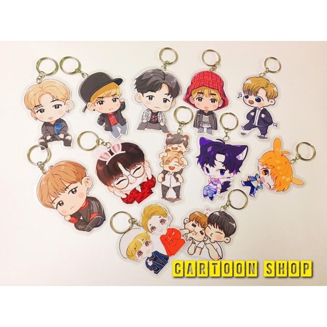 Móc khoá chibi Wanna One