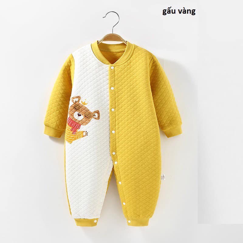 Body liền thân trần bông họa tiết ngộ nghĩnh cho bé