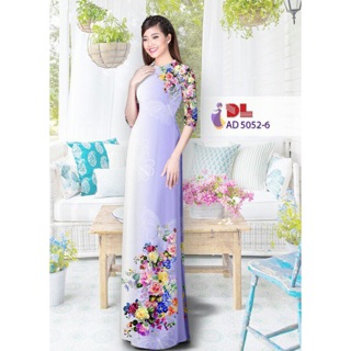 Áo dài in 3D tằm lụa