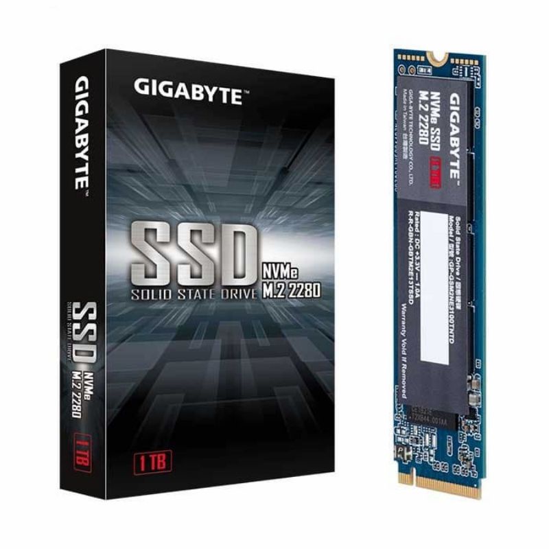 Ổ cứng SSD 1TB Gigabyte M.2 NVMe PCIe Gen3x4 (GP-GSM2NE3100TNTD)
