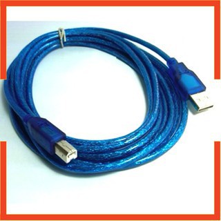 Dây Máy In 10m Xanh Arigato Kết Nối Cổng USB Có Cục Chống Nhiễu Chất Lượng Tốt.DIA3