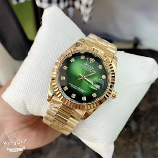 đồng hồ nữ đeo tay đẹp ROLEX CAO CẤP chống nước thời trang  dây thép không gỉ  bảo hành 12 tháng -DHN18