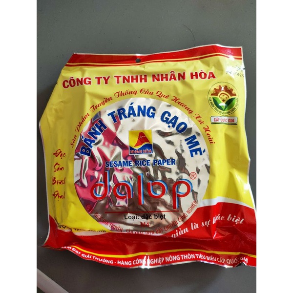 Bánh tráng mè Dalop