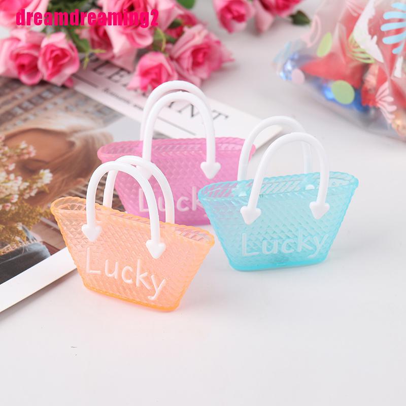 Set 3 Túi Nhựa mini Trang Trí Nhà Búp Bê