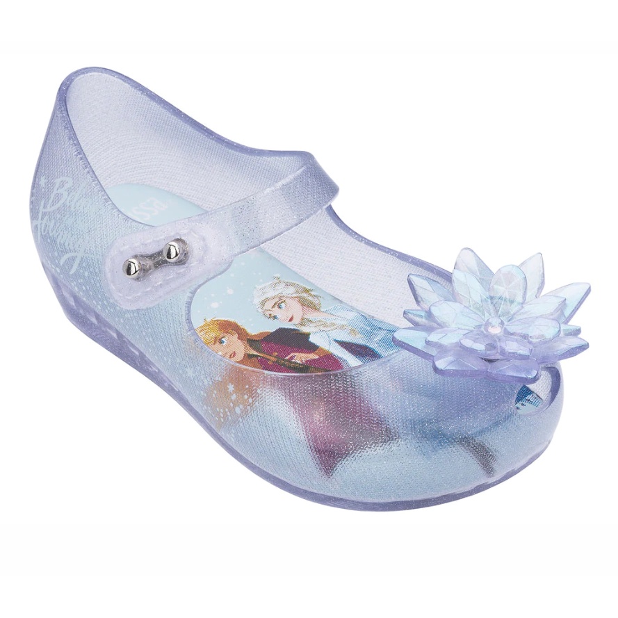 Giày nhựa thơm Melissa Ultragirl Frozen BB màu Xanh