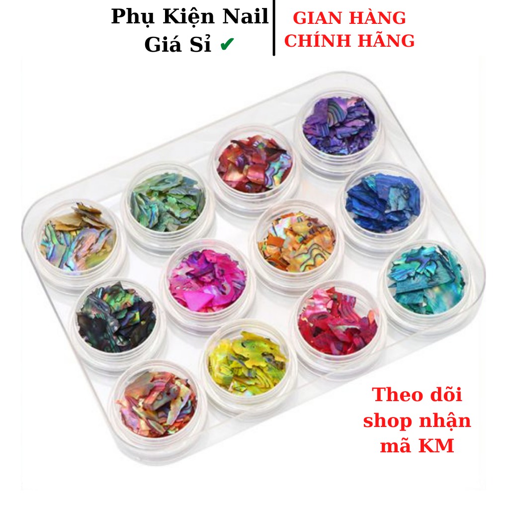 Xà cừ nail , xà cừ vân đá đính móng