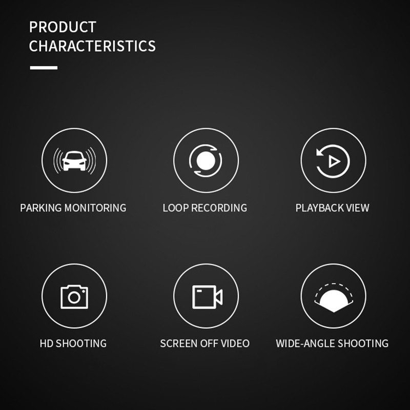 Camera Hành Trình Mini Dvr Full Hd 1080p Cho Xe Hơi