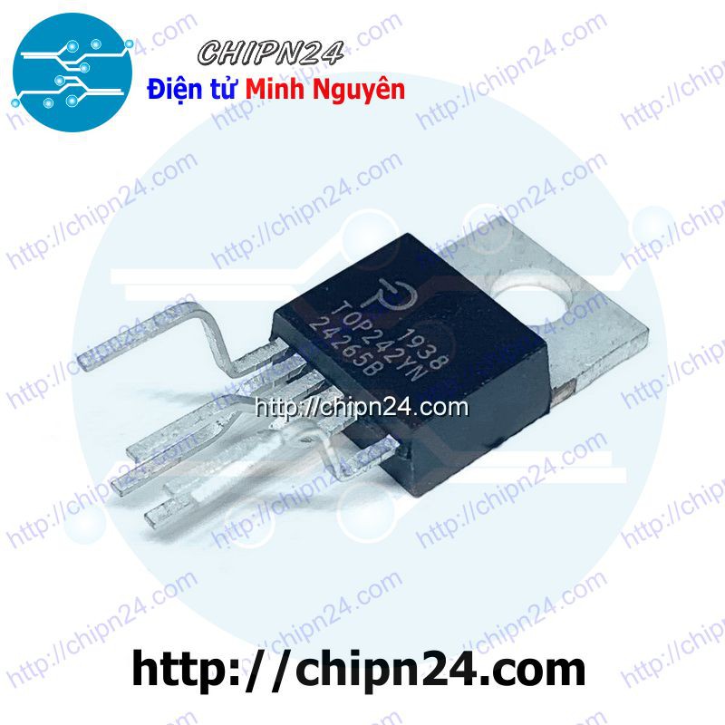 [1 CON] IC TOP242 TO-220-6 (TOP242YN TOP242Y 242 700V 22W) (IC nguồn bếp từ)