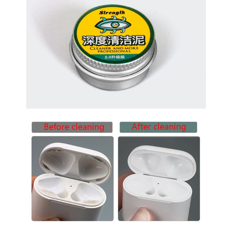 Bộ dụng cụ thanh chổi làm sạch bằng cotton dành cho hộp sạc tai nghe Airpods 1/2