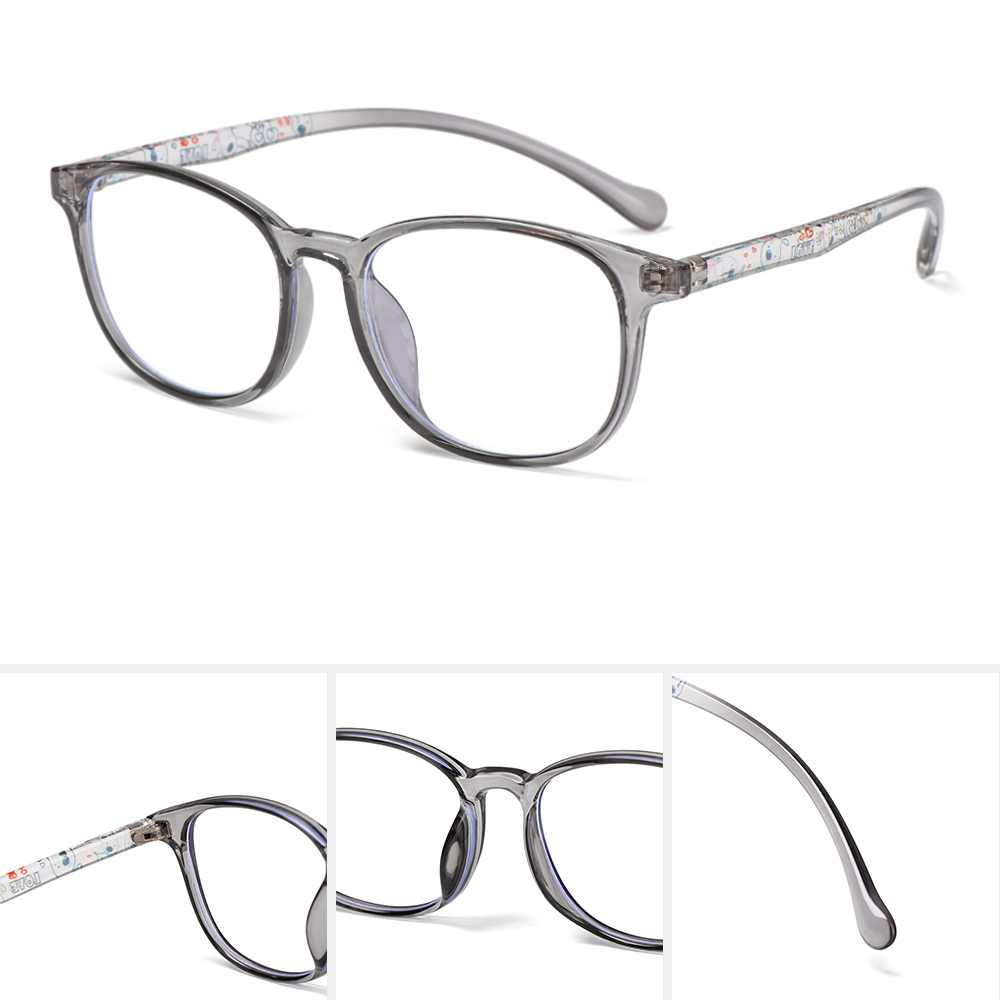 Mắt Kính Tr90 Chống Ánh Sáng Xanh Bảo Vệ Mắt Thời Trang Cho Bé