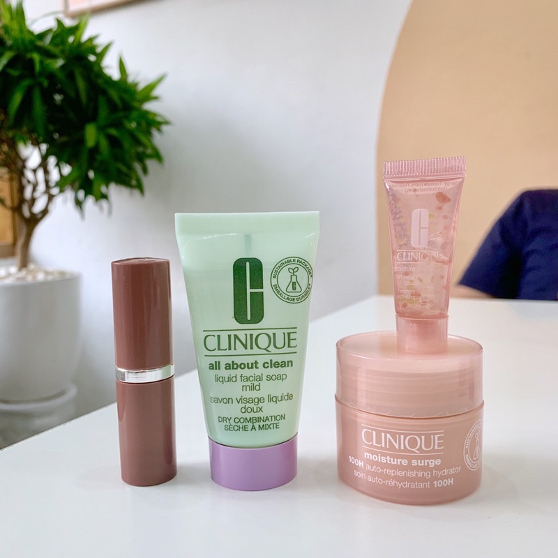 🍃 Set CLINIQUE 7 món dưỡng da + trang điểm đủ bill US