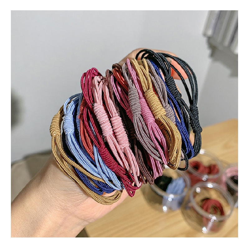 Dây Cột Tóc Cao Su Kiểu Hàn Quốc Đơn Giản Dễ Thương