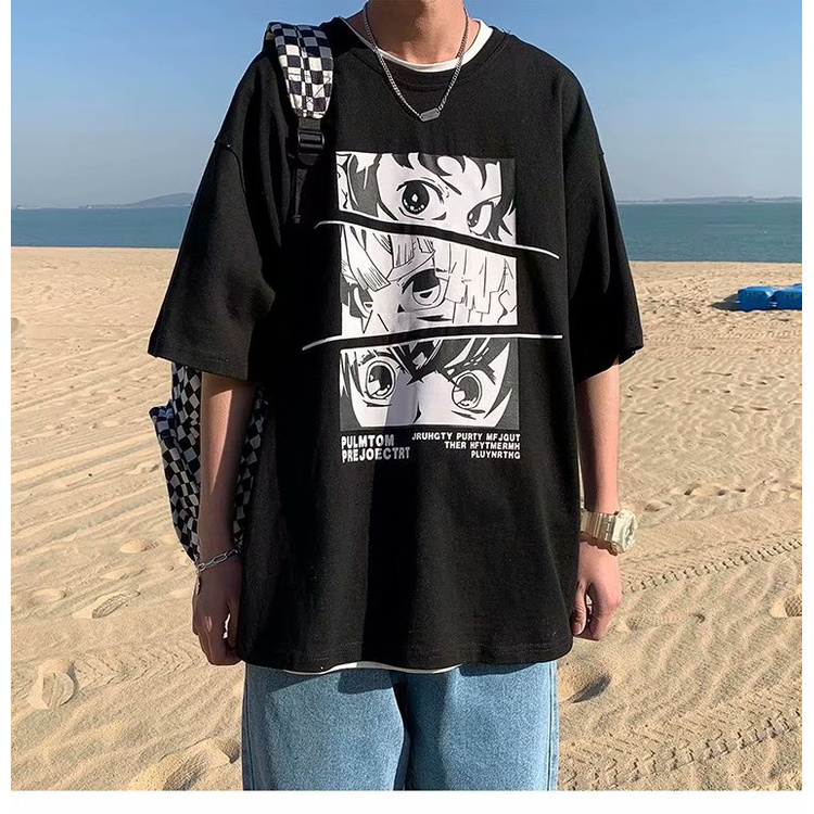 Áo Thun Tay Ngắn Phong Cách Năng Động Thời Trang Cho Nam 4 Màu Size M-5Xl