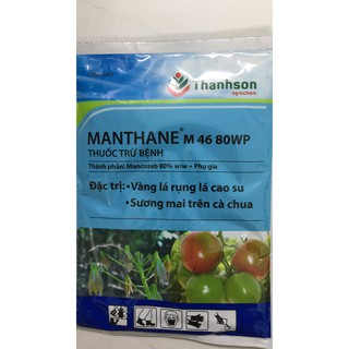 Mancozeb Xanh MANTHANE M46 80WP Trừ Bệnh phổ rộng trên cây trồng Gói 100gr
