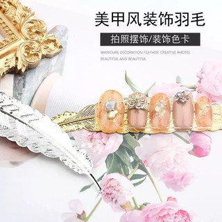 lông vũ dùng chụp ảnh mẫu móng
