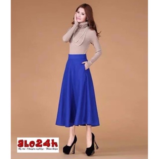 CHÂN VÁY XÒE FORM DÀI SANG TRỌNG