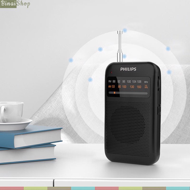 Philips TAR1368 - Đài Radio AM/FM Cổ Điển Bỏ Túi