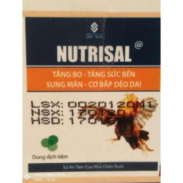 [Mã PET50K giảm Giảm 10% - Tối đa 50K đơn từ 250K] NUTRISAL NUÔI TĂNG BO GÀ ĐÁ