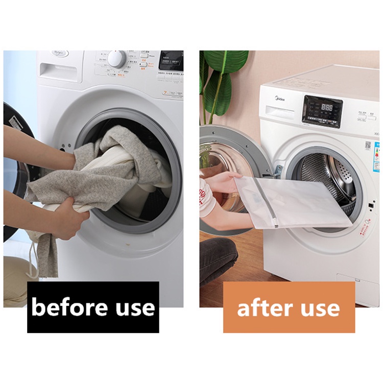 1 Túi Lưới Khóa Kéo Giặt Đồ Tiện Lợi